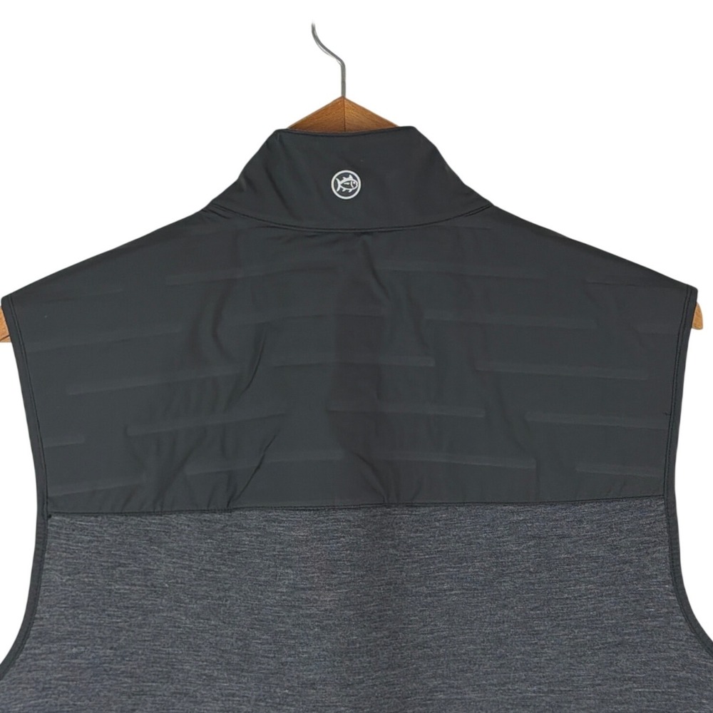 Southern‎ Tide Mens Caviar Black Coligny Quilted Vest Size S - Picture 6 of 14